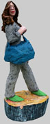 Click to see it big Maximiliane, Holzskulptur
